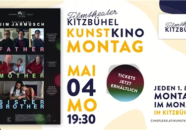 Ein Plakat für den Film "Wie das Leben manchmal spielt" mit einer Frau und einem Mann im Vordergrund. Die Veranstaltung findet am Montag, den 3. November, im Kunstkino Kitzbühel statt.